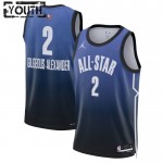 Maillot All-Star 2023 Team 1 Shai Gilgeous Alexander 2 Nike Bleu Swingman - Enfant